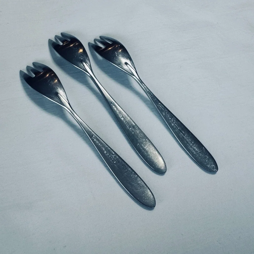 Towle Silver Supreme Cutlery COPEN Lot of 3 Salad Forks